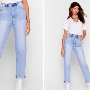High-Waisted Mom Jeans from NastyGal